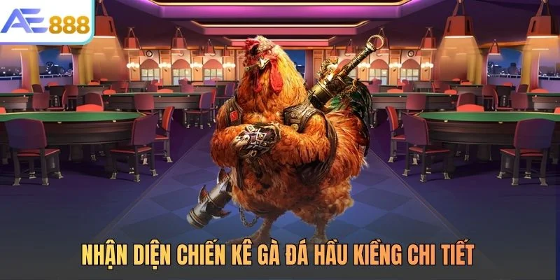 Nhận diện chiến kê gà đá hầu kiềng chi tiết